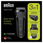 BRAUN Braun Series 3 81702941 rasoir pour homme Rasoir à grille Tondeuse Noir