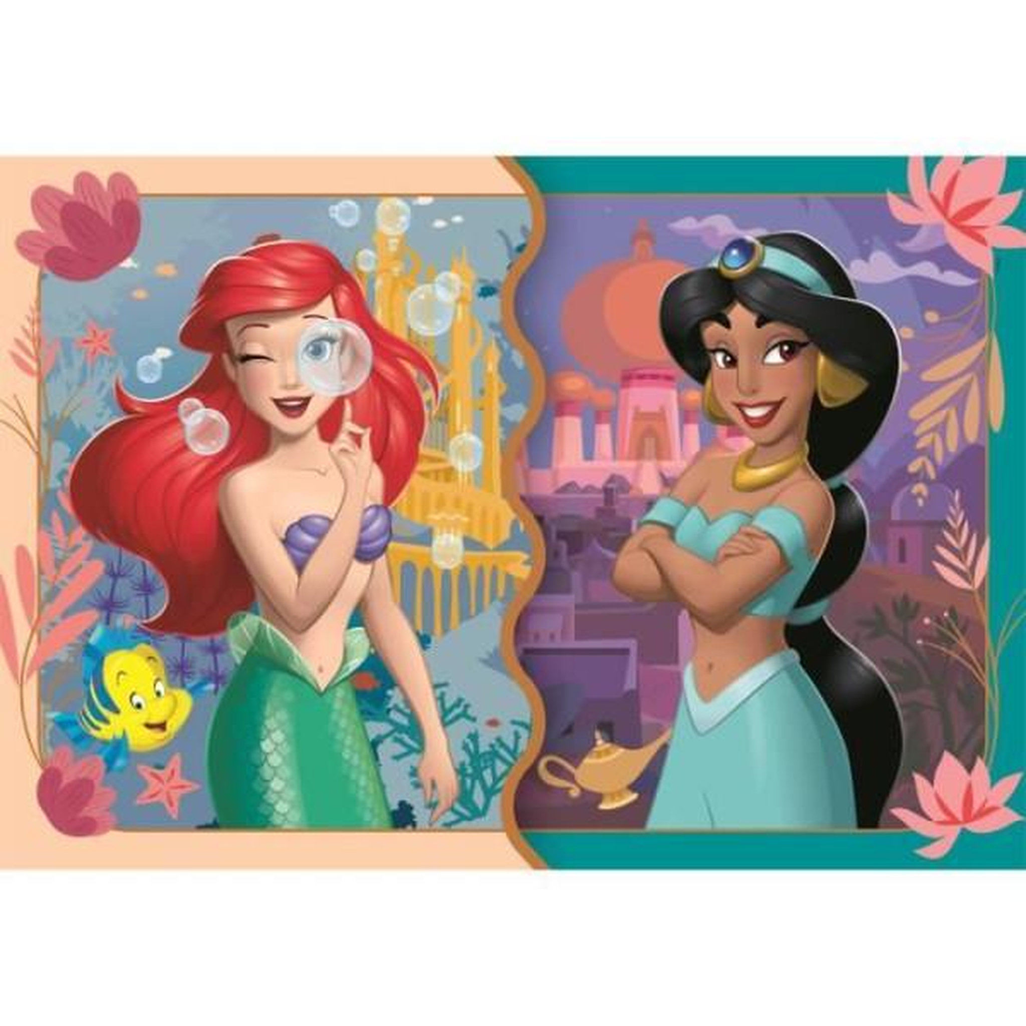 Voir la diapositive 2 : CLEMENTONI Clementoni - 2x20 pieces - disney princess