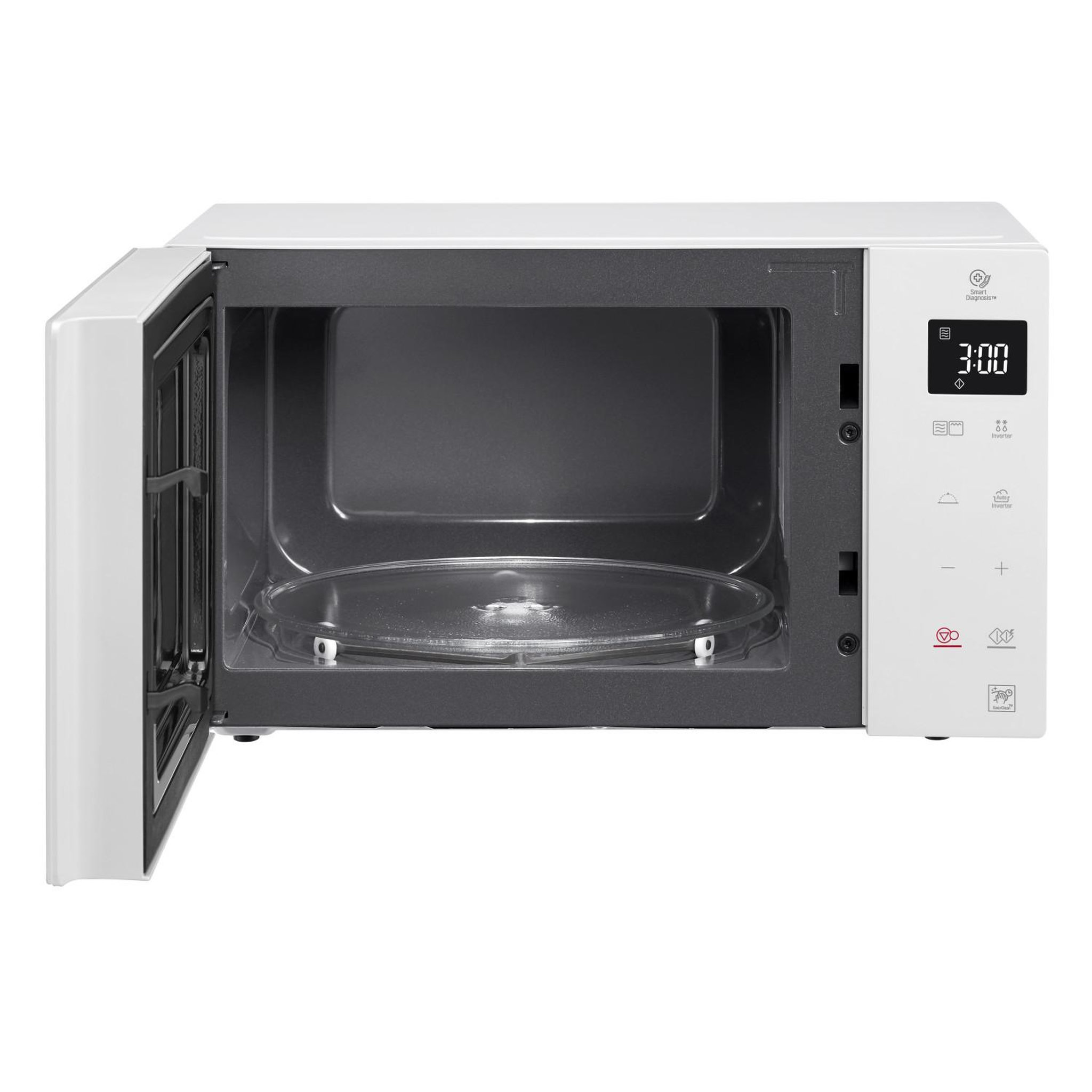Voir la diapositive 3 : LG Four à micro-ondes LG MH6535GDH Surface plane Micro-ondes avec gril 25 L 1000 W Blanc