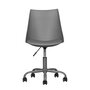 URBAN MEUBLE Chaise de bureau scandinave gris pivotant réglable hauteur d'assise