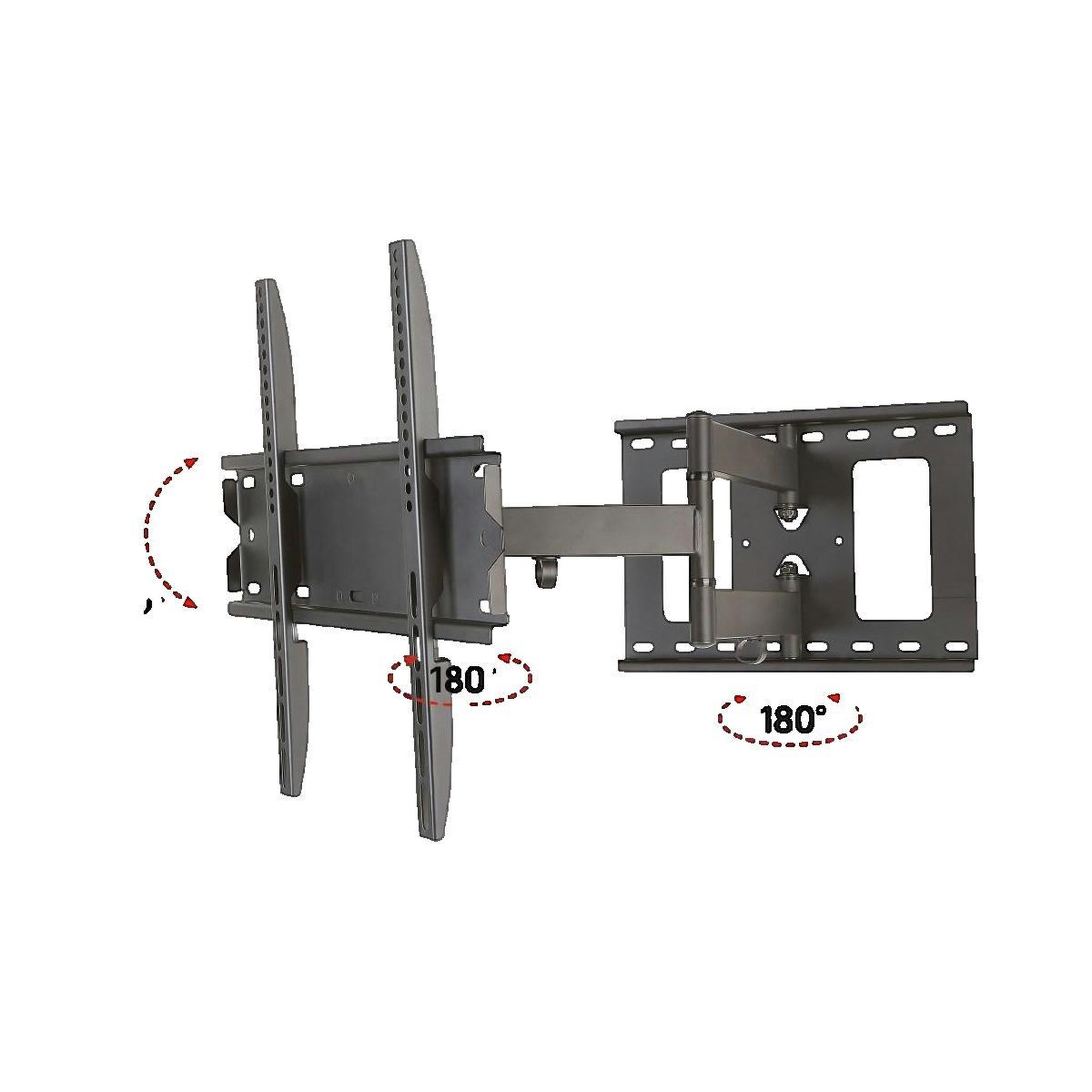 Voir la diapositive 3 : TECHLY Support Mural TV Techly 8054529027613 Noir pour écrans 32-55 pouces