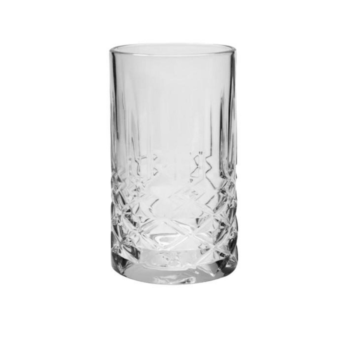 SECRET DE GOURMET Lot de 4 Verres à Cocktail Haut  Gaspard  36cl Transparent