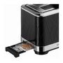 Voir la diapositive 3 : Russell Hobbs Russell Hobbs 28091-56 Toaster Grille-Pain Structure, Liftn Look, Fentes XL, Cuisson Ajustable, Rechauffe Viennoiseries - Noir