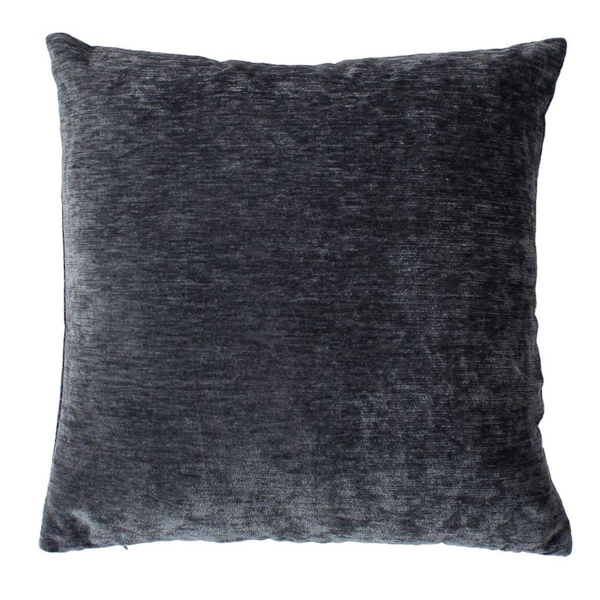 ENJOY HOME Coussin déco en velours  velvet  40x40cm gris foncé