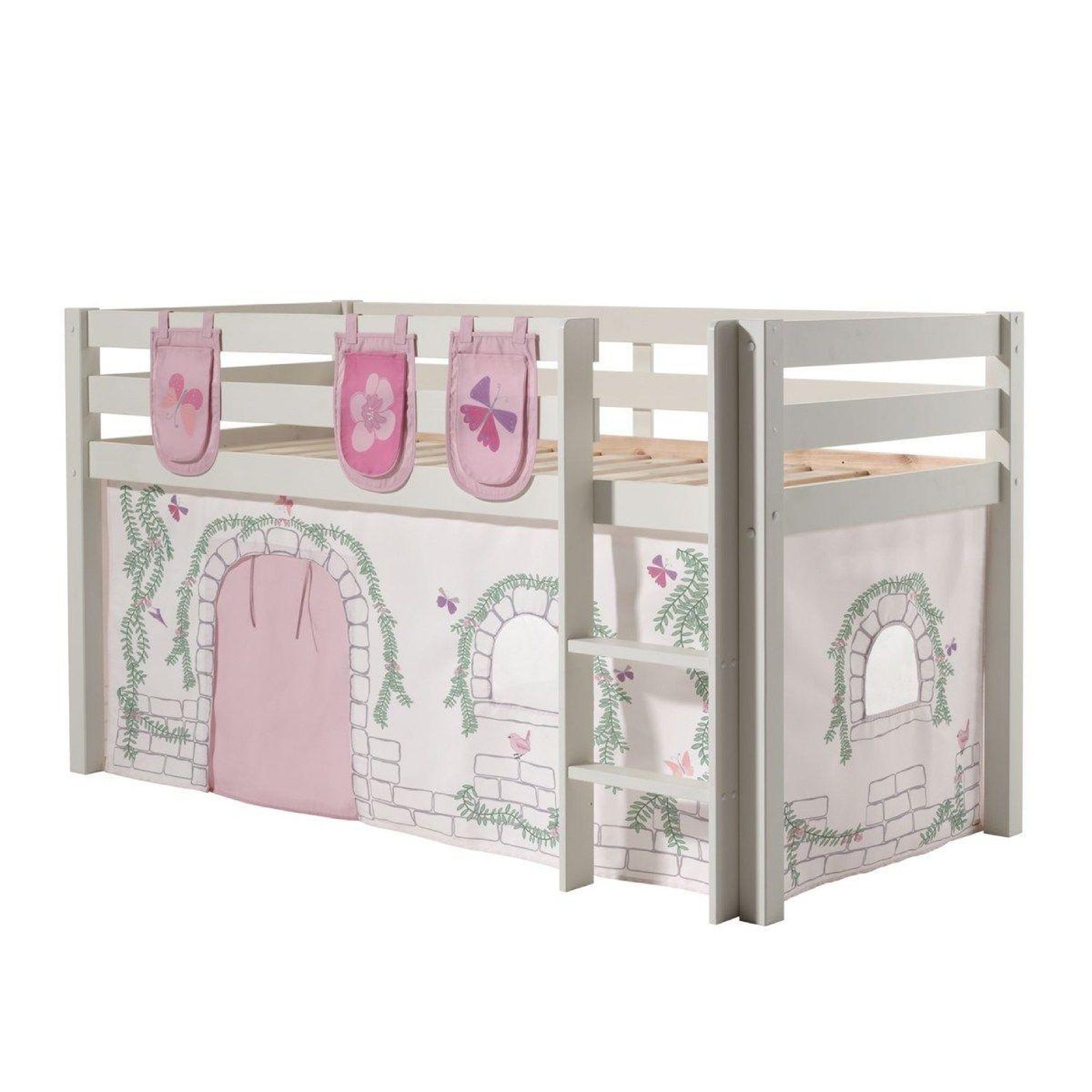 Paris Prix Pack - lit enfant, tente & 3 pochettes  pino birdy  blanc