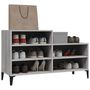 Voir la diapositive 4 : VIDAXL Armoire a chaussures Sonoma gris 102x36x60 cm Bois d'ingenierie