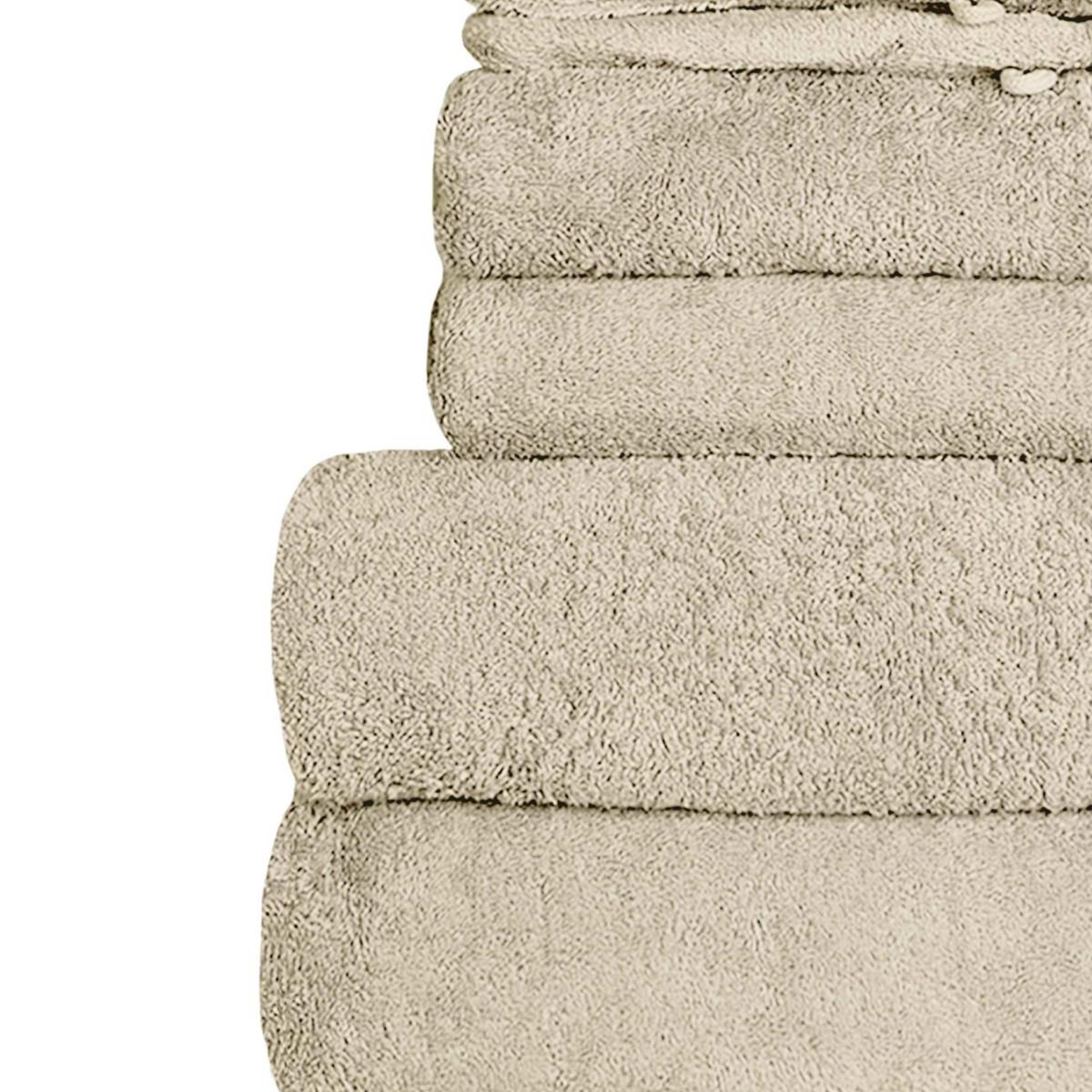 Voir la diapositive 2 : Sensei Maison Ensemble de bain 6 pièces 500 g/m² STUDIO (2 draps de douche +2 serviettes de toilette + 2 gants)