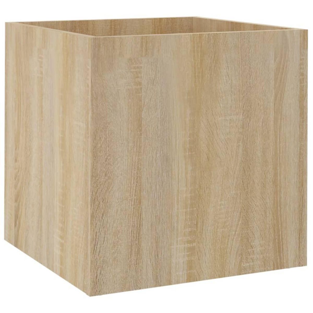 VIDAXL Jardiniere Chene sonoma 40x40x40 cm Bois d'ingenierie