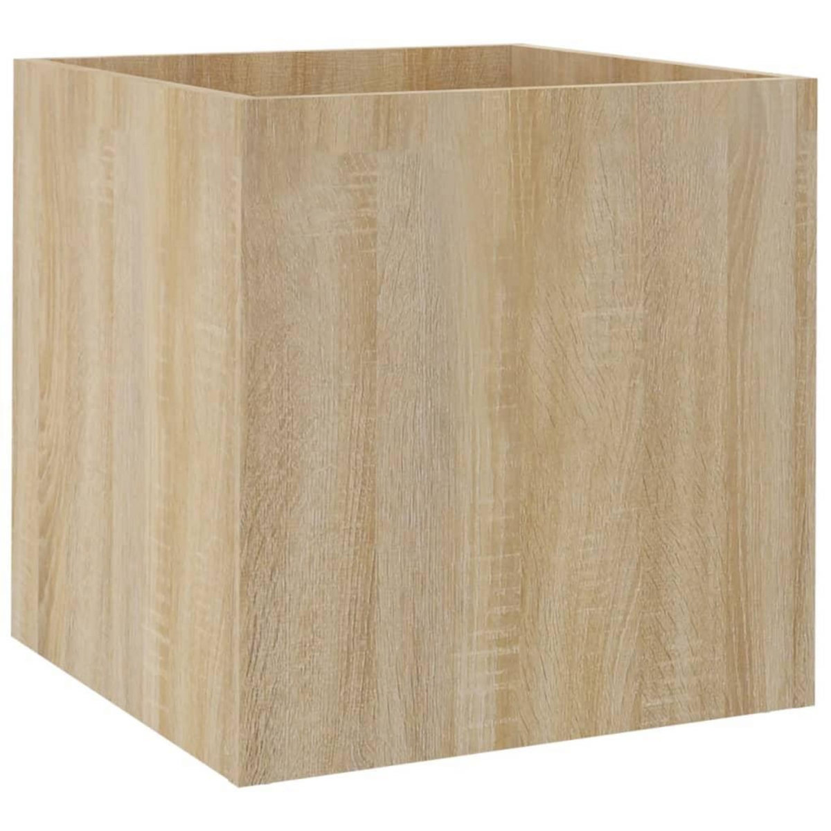 VIDAXL Jardiniere Chene sonoma 40x40x40 cm Bois d'ingenierie