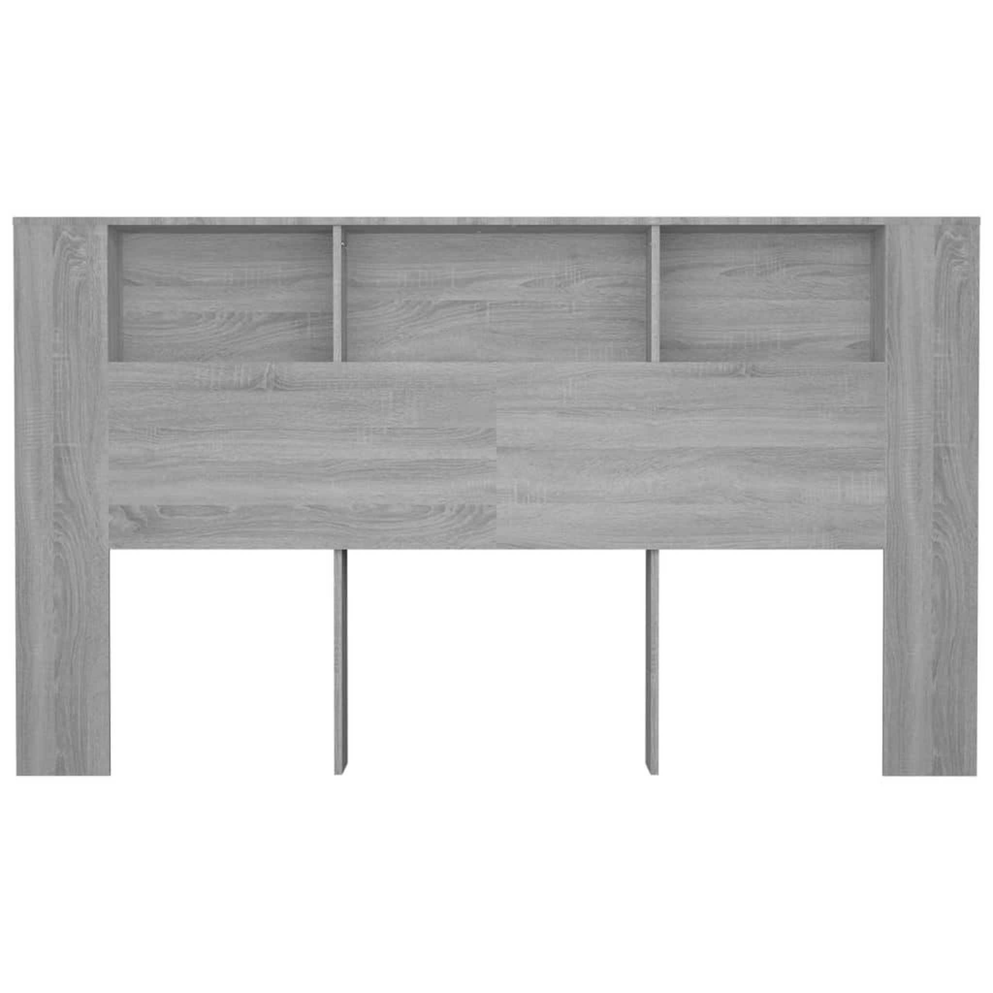 Voir la diapositive 4 : VIDAXL Armoire de tete de lit Sonoma gris 180x18,5x104,5 cm