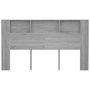 Voir la diapositive 4 : VIDAXL Armoire de tete de lit Sonoma gris 180x18,5x104,5 cm