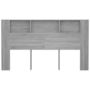 Voir la diapositive 4 : VIDAXL Armoire de tete de lit Sonoma gris 180x18,5x104,5 cm