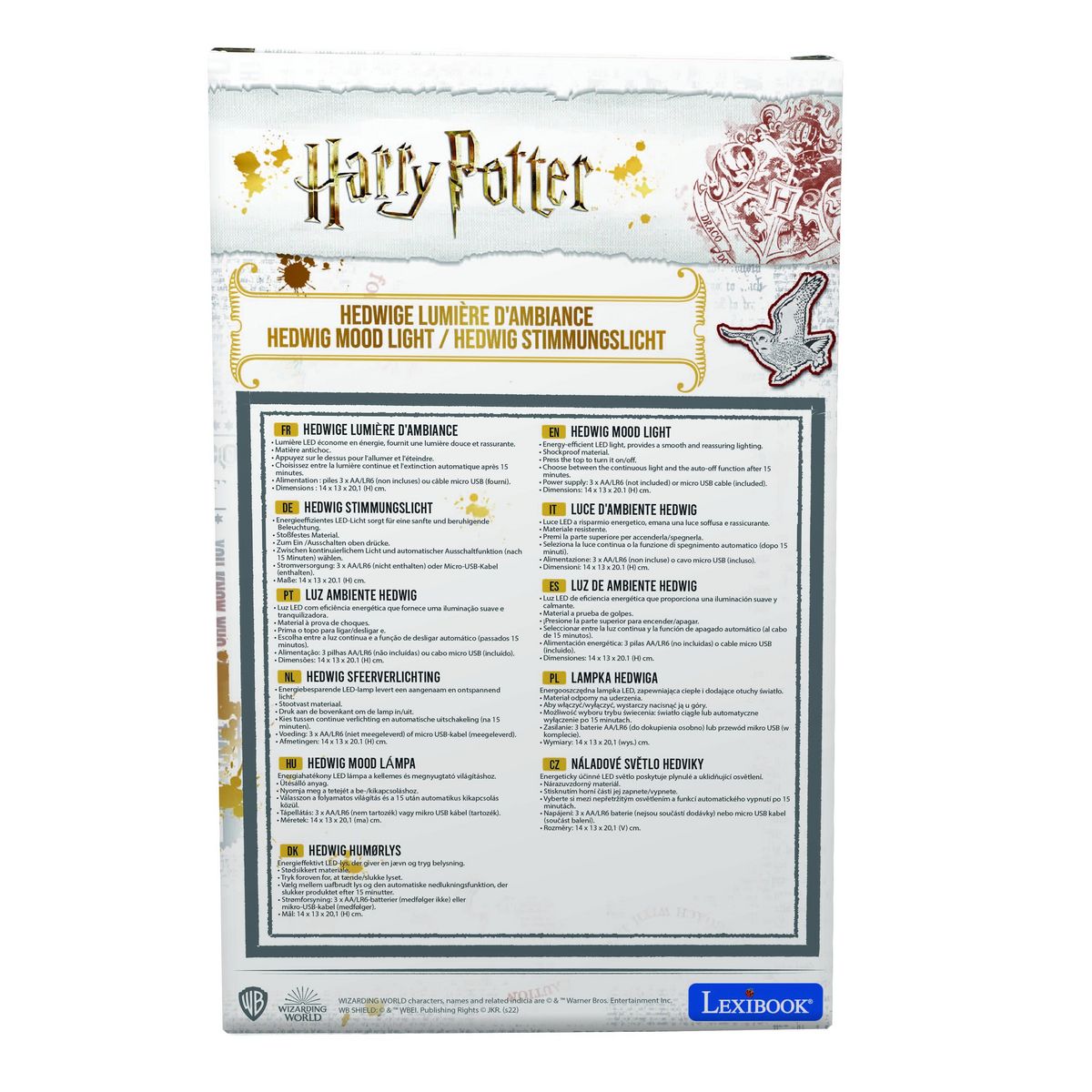 Lexibook Veilleuse en 3D avec diffusion lumière en couleurs