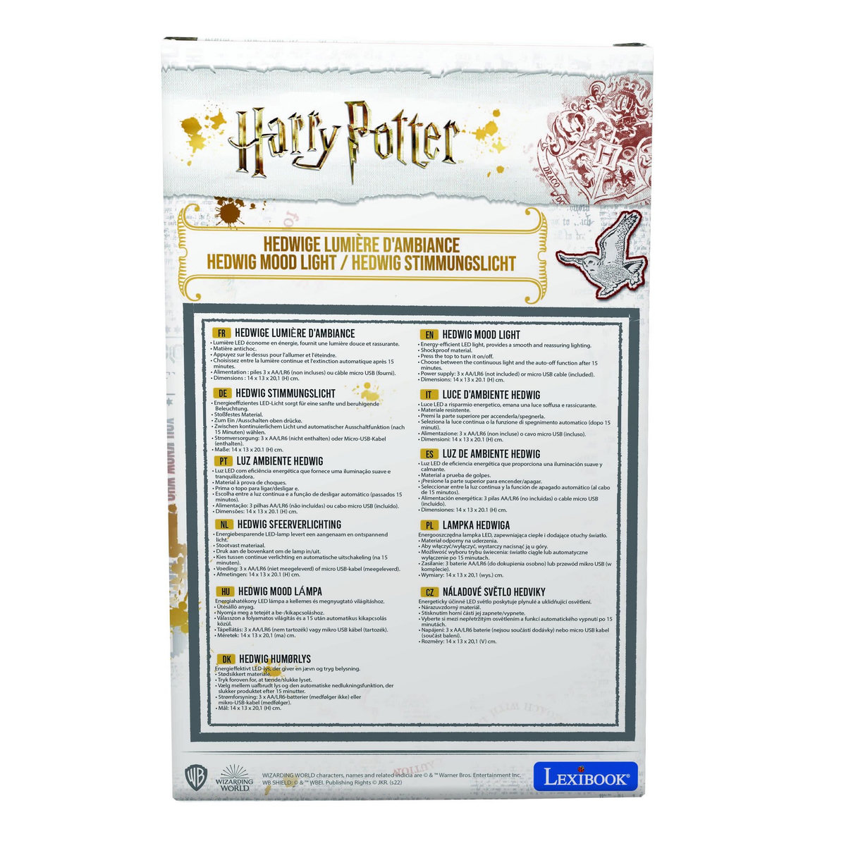 Lexibook Veilleuse en 3D avec diffusion lumière en couleurs