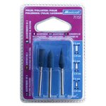 MAXICRAFT 3 polissoirs silicone haute qualité Ø 6 mm