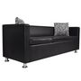 Voir la diapositive 4 : VIDAXL Jeu de canape a 2 places et a 3 places Cuir synthetique Noir