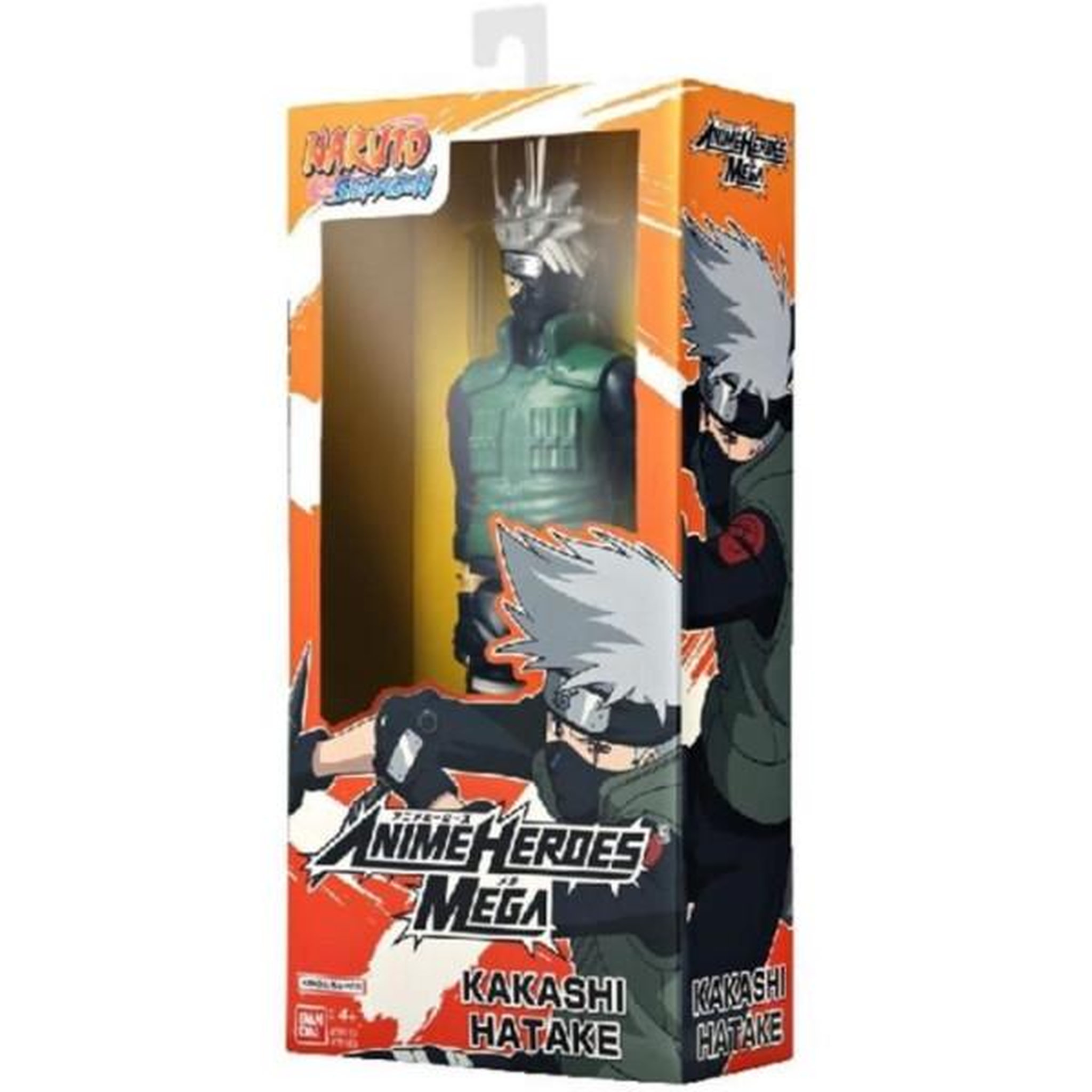 Voir la diapositive 5 : BANDAI Figurine Anime Heroes articulée - BANDAI - Naruto Shippuden - Kakashi Hatake Mega - 30 cm