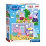 CLEMENTONI Clementoni Puzzle Peppa Pig, 2x20st.