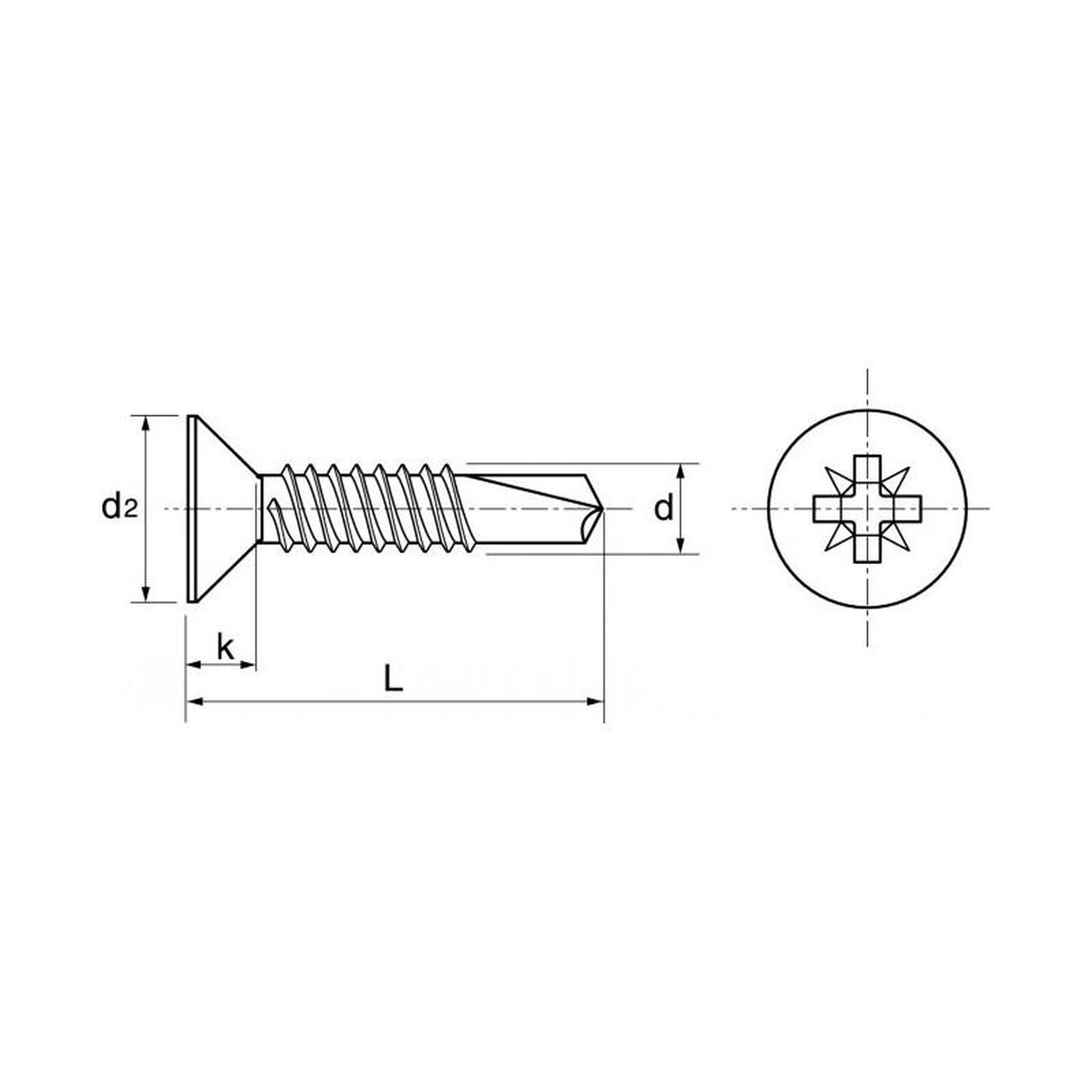 Voir la diapositive 2 : ACTON Vis autoperceuse tête fraisée pozidrive inox A2 DIN 7504 O 4,2X38 boîte de 200 ACTON 624324,2X38