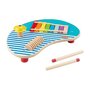 Voir la diapositive 1 : Fischer Jouet musical éducatif Fischer Table musicale en bois multicolore