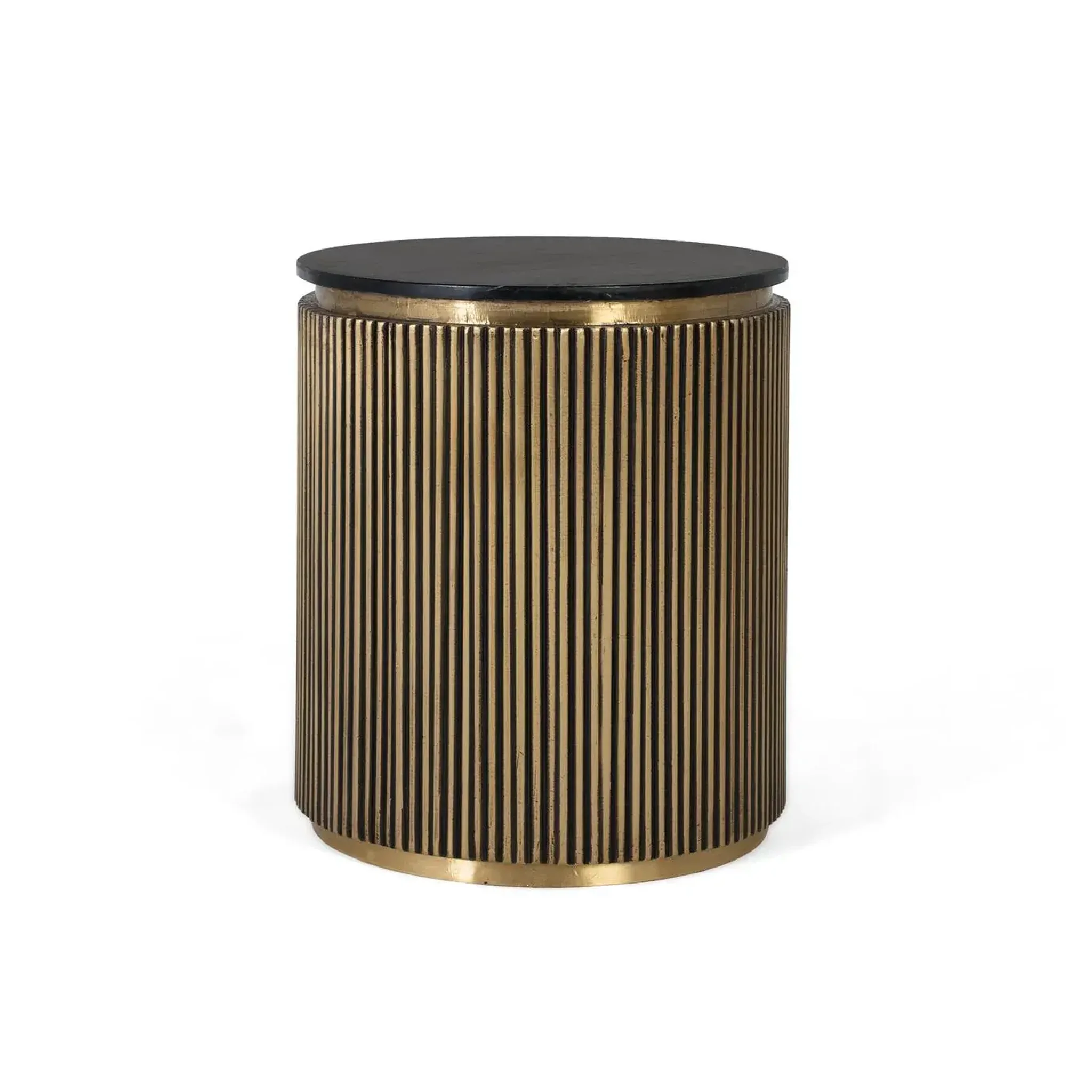 GINER Y COLOMER SL Table d'appoint en bois de manguier 50 cm style classique moderne