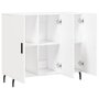 Voir la diapositive 5 : VIDAXL Buffet blanc 90x34x80 cm bois d'ingenierie