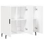 Voir la diapositive 5 : VIDAXL Buffet blanc 90x34x80 cm bois d'ingenierie