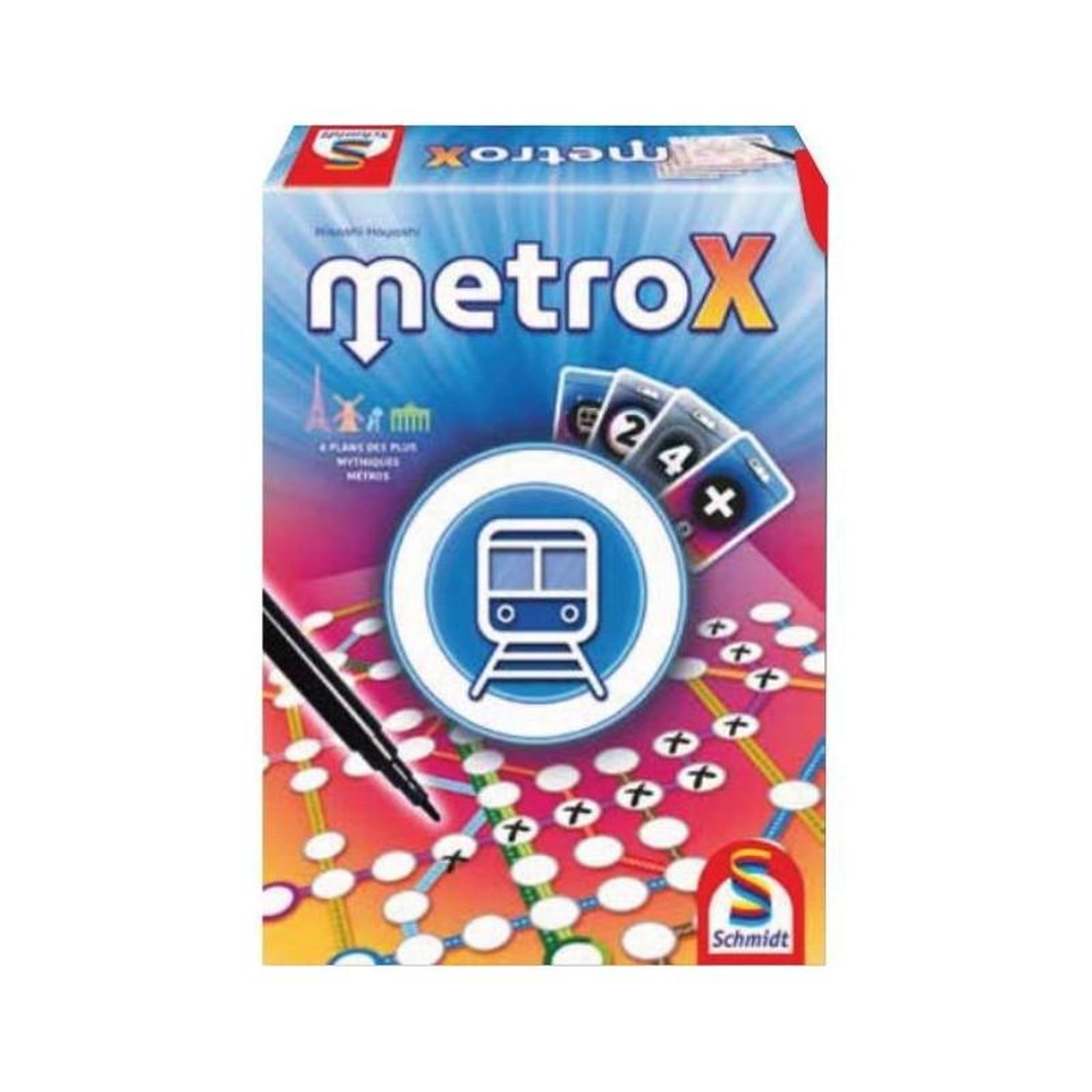 Schmidt Spiele Jeu de société Schmidt Spiele Metro X stratégique