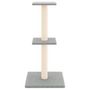 Voir la diapositive 3 : VIDAXL Arbre a chat avec griffoirs en sisal gris clair 73 cm