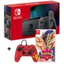 NINTENDO Console Nintendo Switch Joy-Con Gris + Pokémon Bouclier + Manette Filaire Pikachu Nintendo Switch