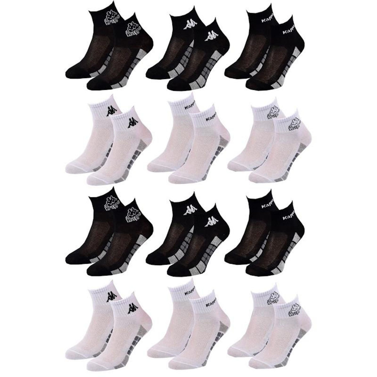 KAPPA Chaussettes Enfant QUARTER KAPPA Lot de 12