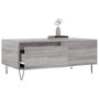 Voir la diapositive 3 : VIDAXL Table basse Sonoma gris 90x50x36,5 cm Bois d'ingenierie