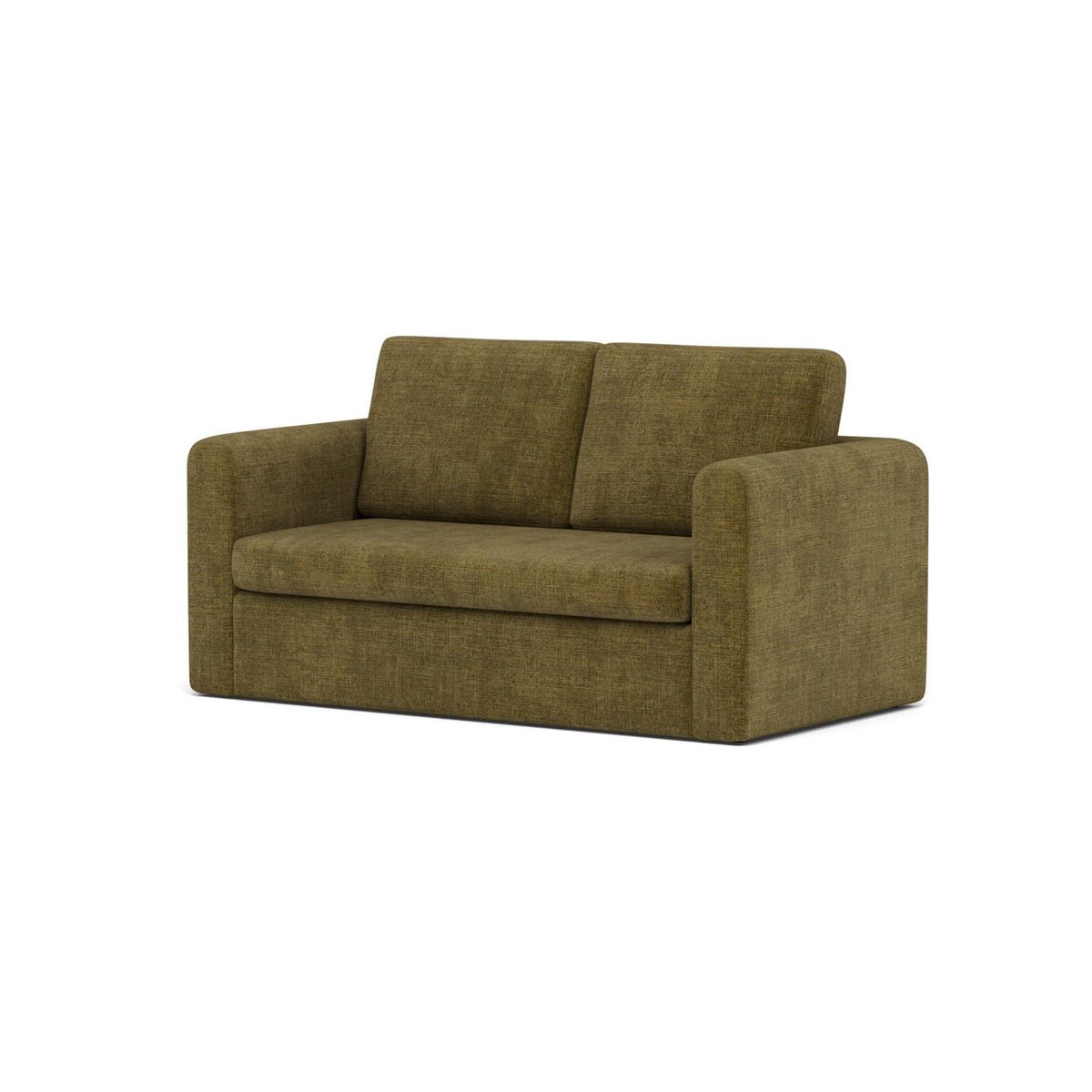 BEST MOBILIER Marilia - canapé 2 places convertible déplimousse en velours texturé