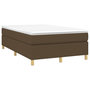 Voir la diapositive 3 : VIDAXL Cadre de lit sans matelas marron fonce 120x200 cm tissu