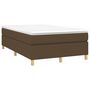 Voir la diapositive 3 : VIDAXL Cadre de lit sans matelas marron fonce 120x200 cm tissu