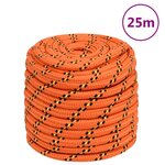 VIDAXL Corde de bateau Orange 18 mm 25 m Polypropylene