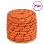 Voir la diapositive 1 : VIDAXL Corde de bateau Orange 18 mm 25 m Polypropylene