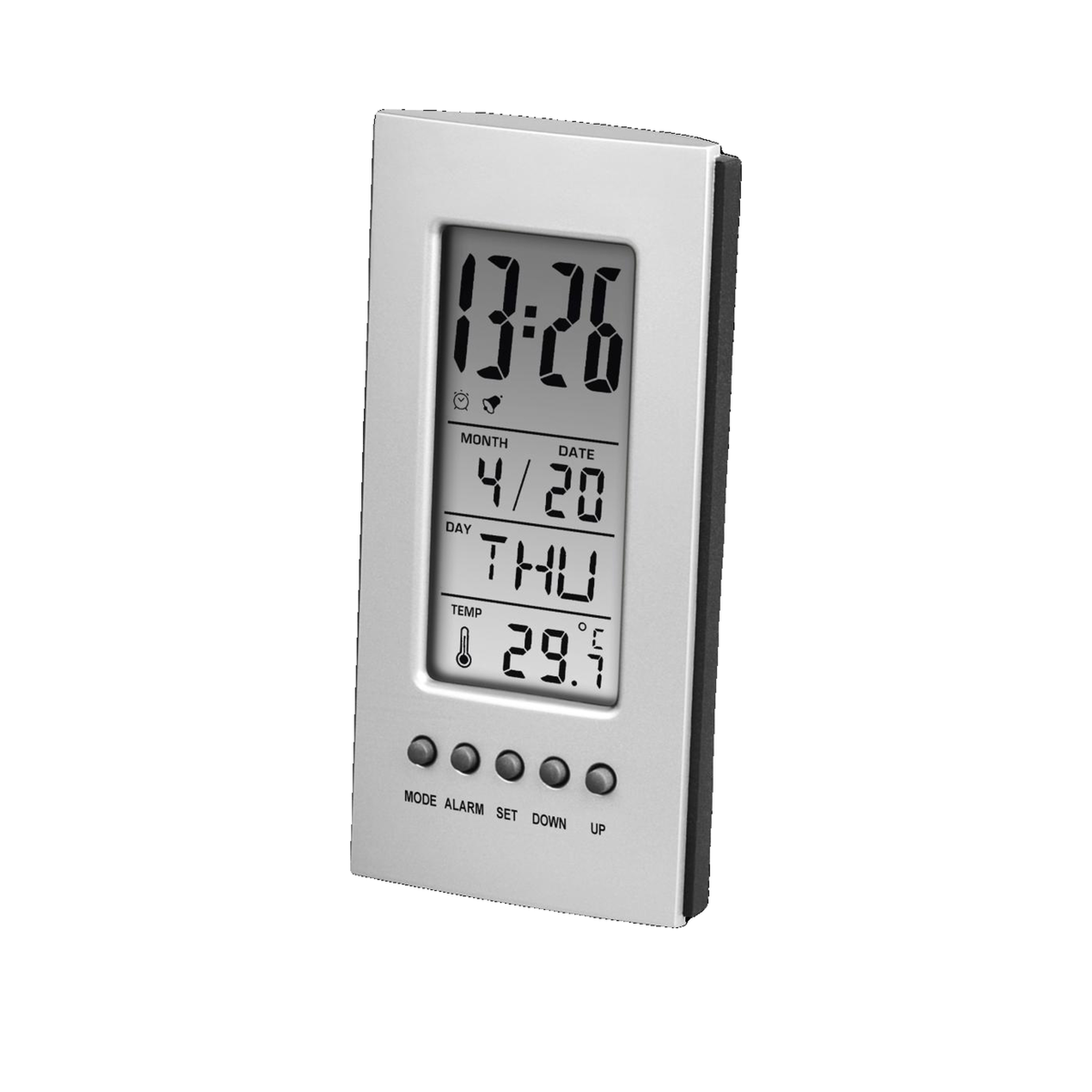 Hama Thermomètre LCD Hama affichage numérique argenté