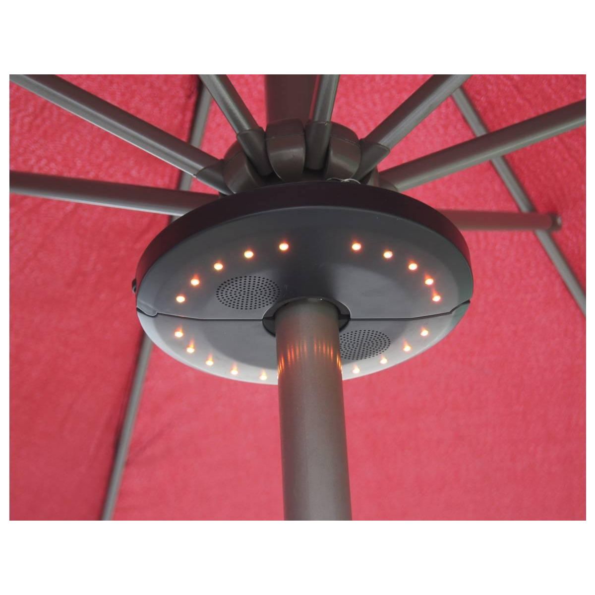 Habitat et Jardin Eclairage de jardin  Umbrella  pour parasol - Enceinte arceau