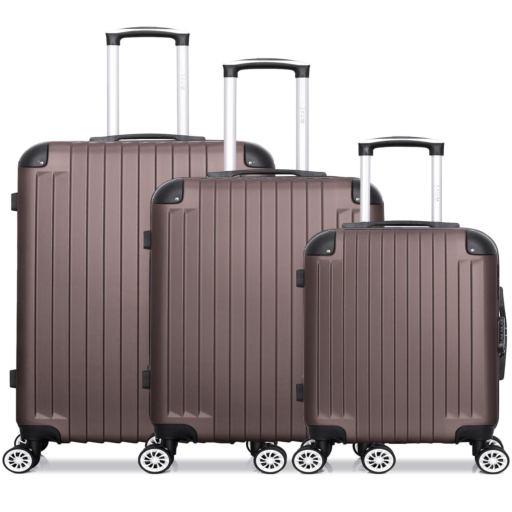 WAVE PARIS Wave paris - lot de 3 - valise grand format, valise weekend et valise cabine tage
