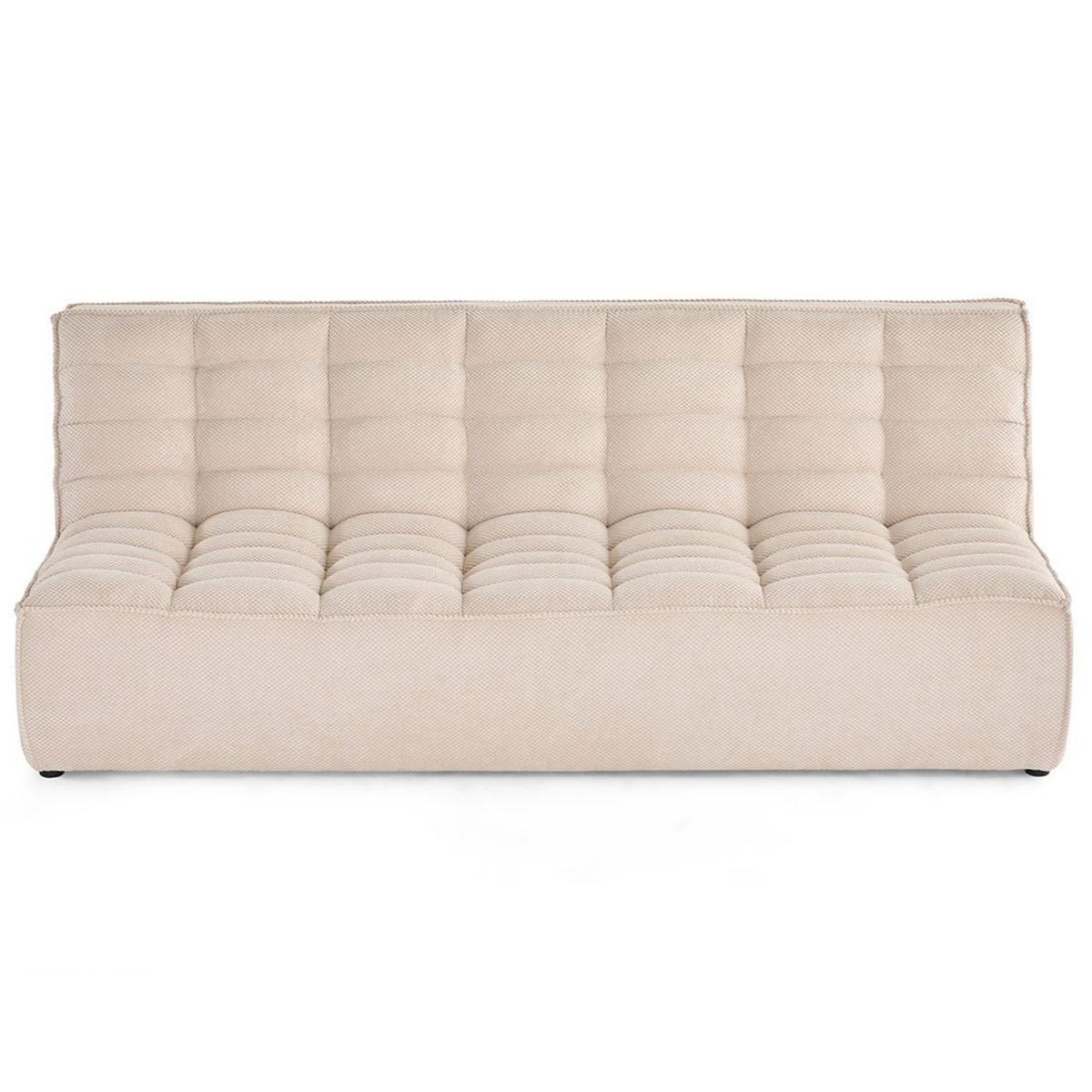 LISA DESIGN Ellie - canapé 3 places en velours texturé