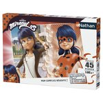 RAVENSBURGER Puzzle Nathan 45 pièces - Marinette contre Lady Bug / Miraculous