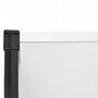 VIDAXL Auvent de porte Noir et transparent 297,5x90 cm Polycarbonate