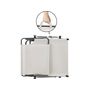 Voir la diapositive 3 : Habitat et Jardin Lot de 2 bain de soleil pliable  Lazy  - Avec pare soleil - Beige