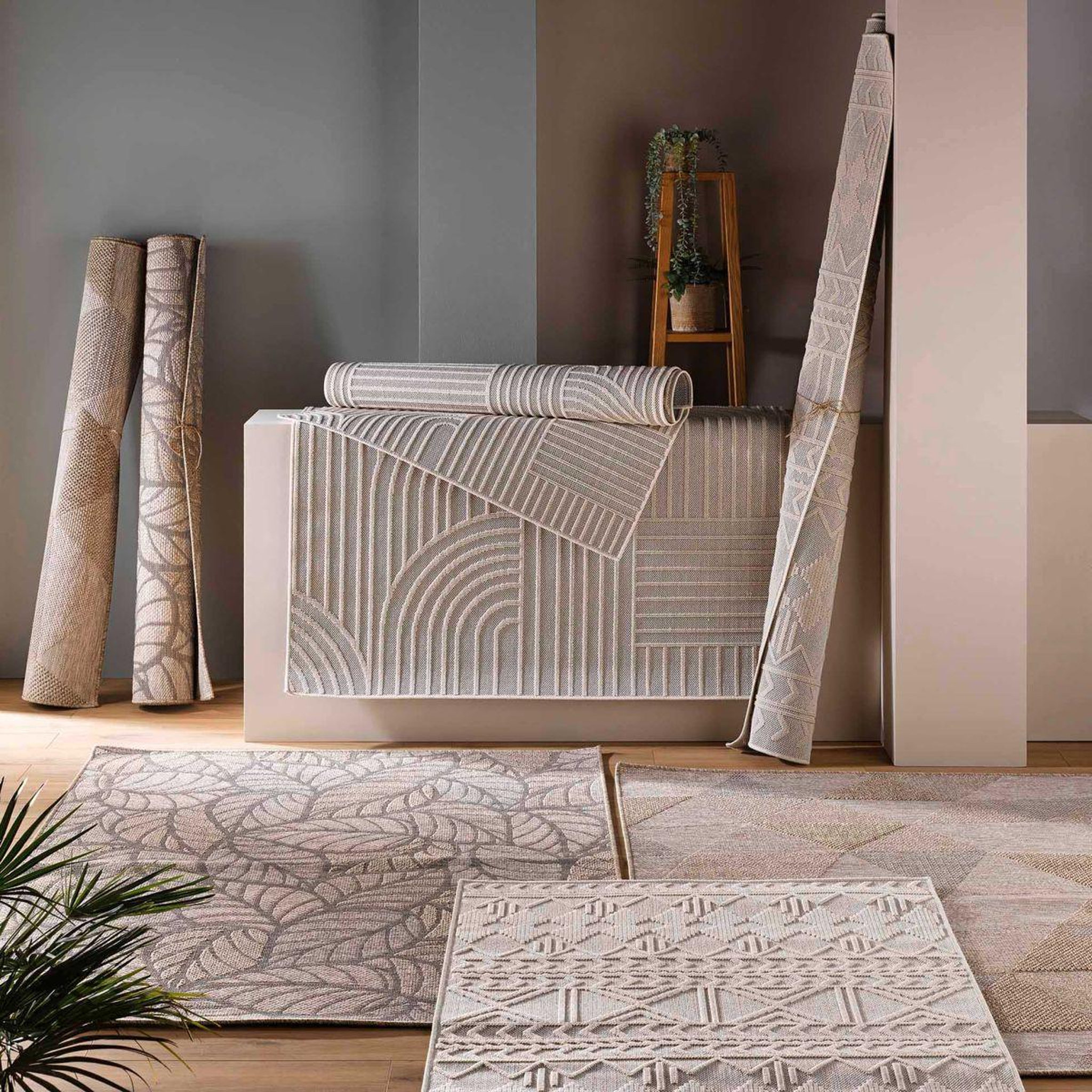 Voir la diapositive 4 : Douceur d'Intérieur Tapis déco tissé  ezio  120x170cm naturel