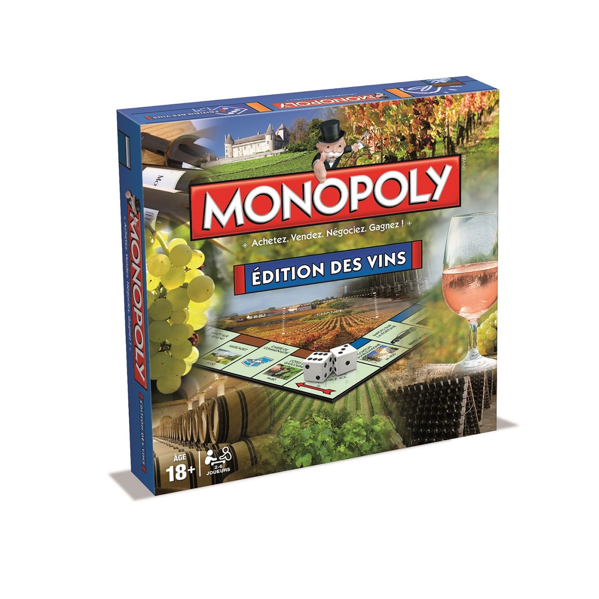  WINNING MOVES Jeu Monopoly des vins 