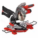 Einhell Scie à onglet sans fil TE-MS 18/8 Li-Solo - 18V - lame 216mm - coupe 120x60mm - table pivotante - sans batterie