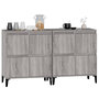 Voir la diapositive 4 : VIDAXL Buffets 2 pcs sonoma gris 60x35x70 cm bois d'ingenierie