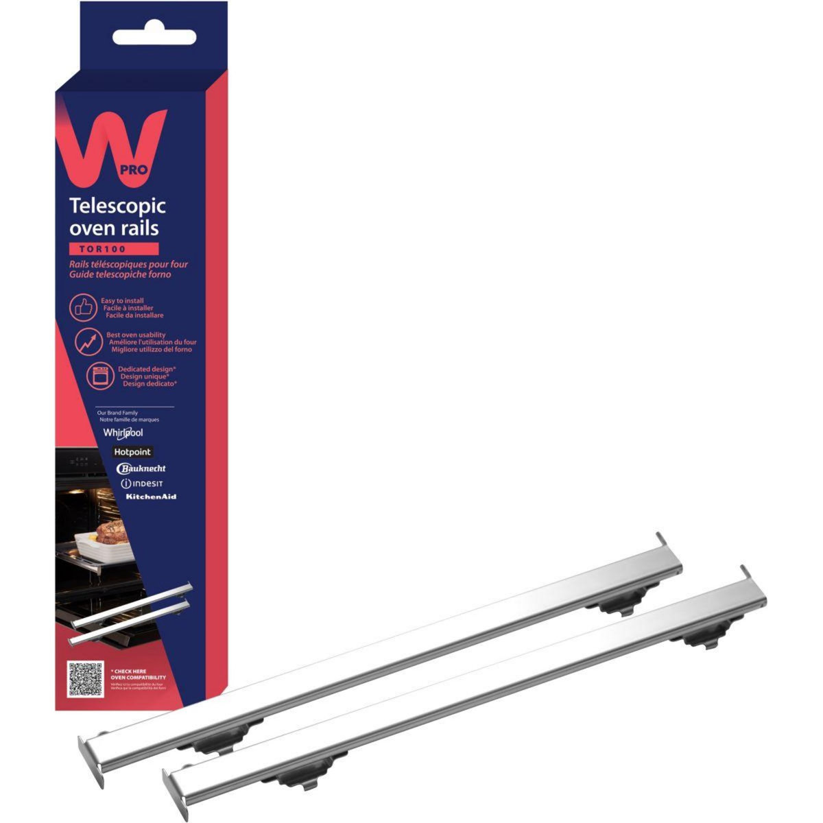 WPRO Rails télescopiques TOR100-Télescopiques