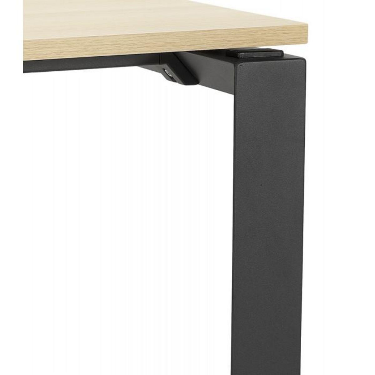 Paris Prix Bureau Bench Design  Dane  160cm Noir & Naturel